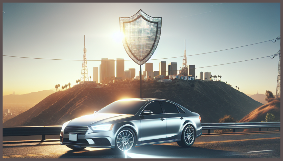 Symbolic representation of trust in auto insurance coverage in LA.